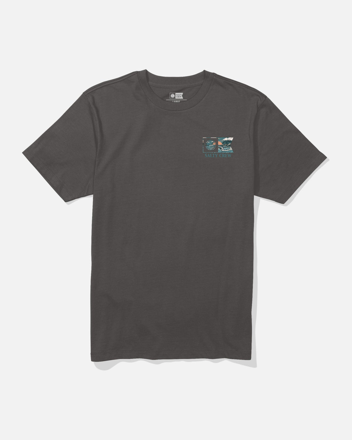 Salty Crew Flagship SS Tee - Dark Grey