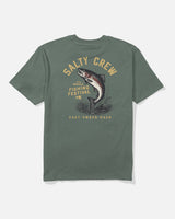 Salty Crew Trout Classic Short Sleeve Tee - Laurel Wreath