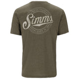 Simms Men's Circle Lockup T-Shirt - Military Heather