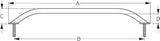Victory - Stud Mount Flanged Handrail Stainless Steel CN7868