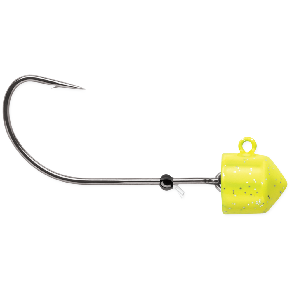 VMC Swingin' Ned Rig Jig - 1/16 - Chartreuse