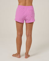 Back view of the Beacons Short - Violet. 