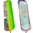 Westcoast Fishing Tackle Electro Mirror Flasher - Lemon Lime Chrome Westcoast Fishing Tackle