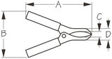 Seadog 426460 - Battery Clips Stamped Nickel Plated Steel 426460-1