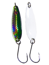 Gibbs Delta G Force Spoon - Glow Back Green Herring Aid 33228 - 3"