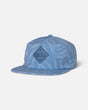 Front view of the Drifter Snapback - Captains Blue. 