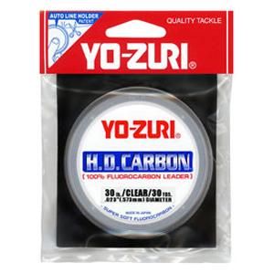 Yo-Zuri HD100 LbCL H.D. Carbon Fluorocarbon 100 Lb 30 Yards Clear