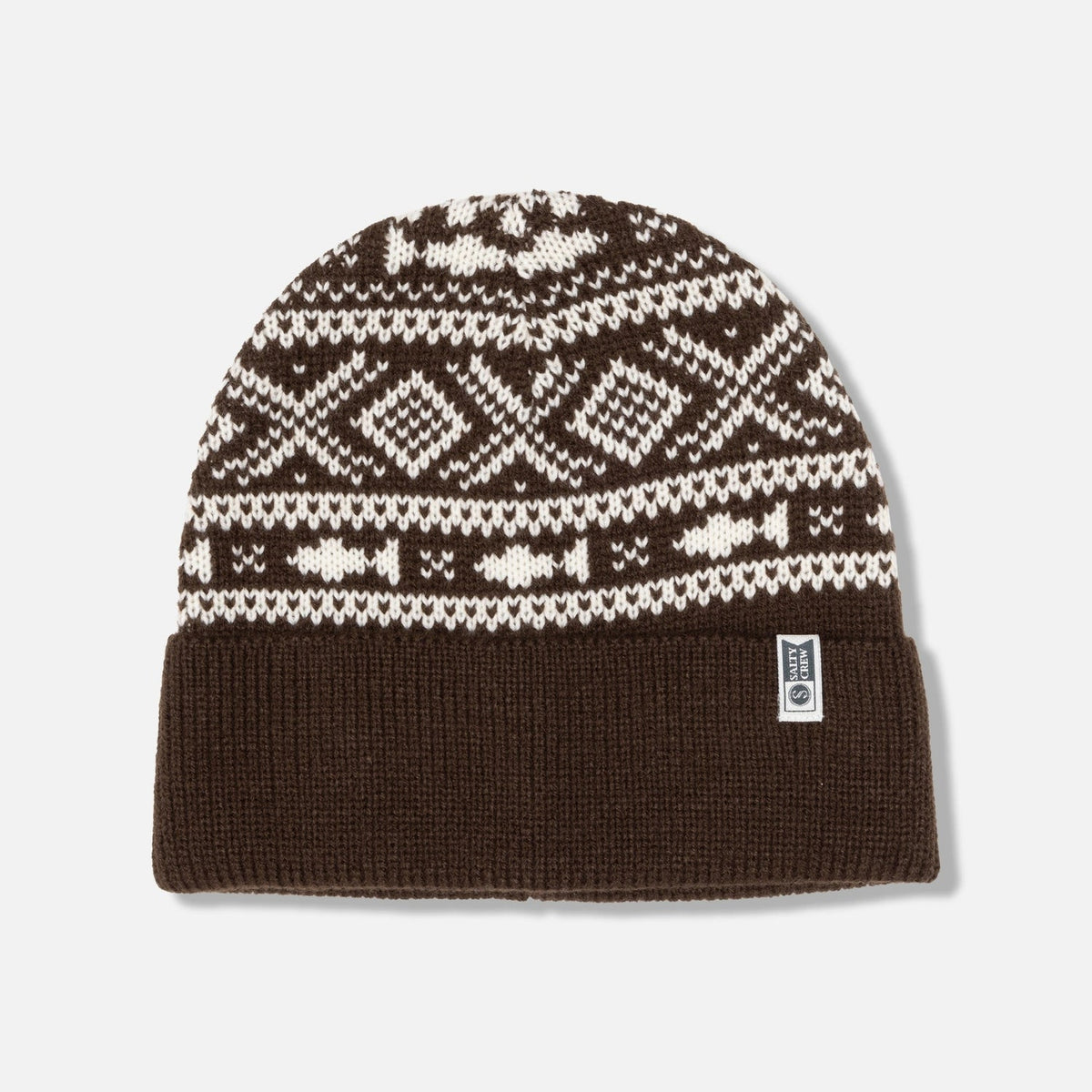 Salty Crew Out To Sea Beanie – Washed Brown – The Harbour Chandler