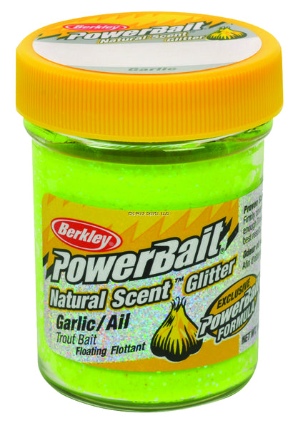 Berkley - Powerbait Glitter Trout Bait, Garlic Scent Chartreuse, 1.75Oz Jar, Bgtgc2
