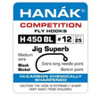 Hanak Jig Superb Barbless Jig Hooks 25-Pack - Black Nickel