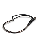 Gamakatsu 50908 Split Shot/Drop Shot Hook, Size 4, Needle Point Wide Gap, Ringed Eye, NS Black, 5 per Pack 50908