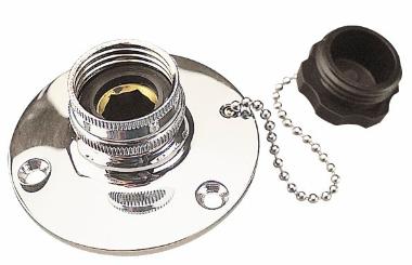 Seadog 512110 - Fresh Water Inlet Brass Chrome Plated 512110-1