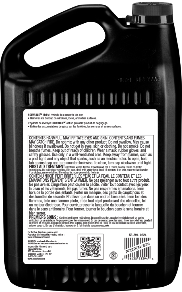 Rechochem Solvable Pro – Methyl Hydrate - 3.78L