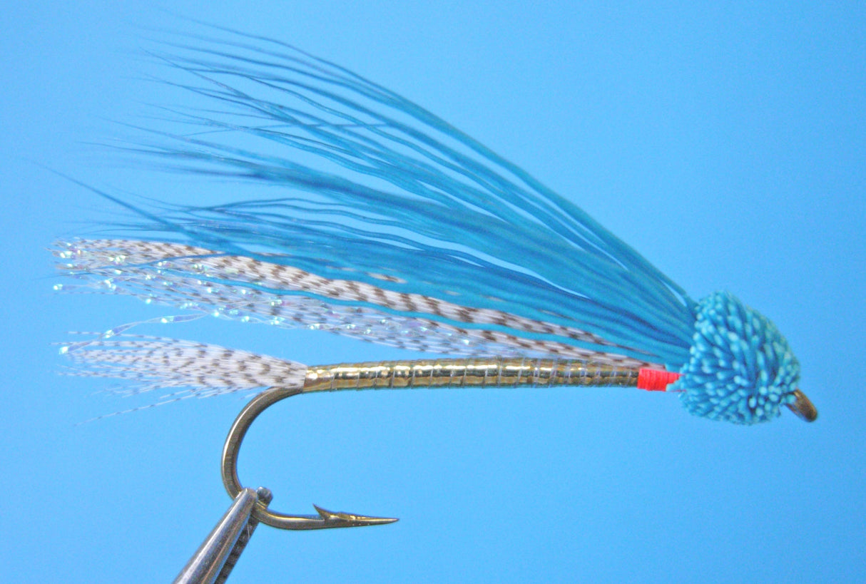 Dragonfly Rolled Muddler Blue #6