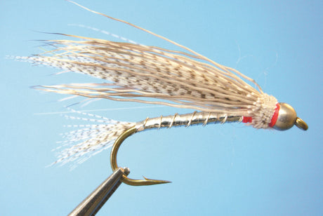 Dragonfly Bead Head Rolled Muddler Silver #8