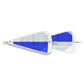 Danielson 8" Triangle Flasher - Silver/Blue