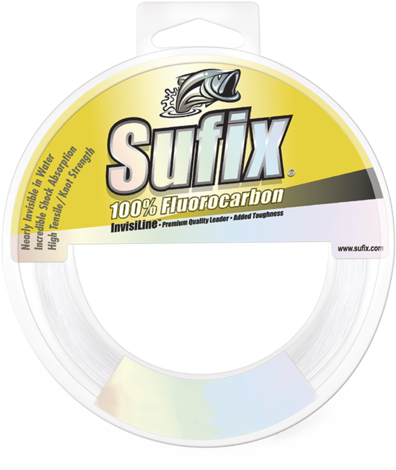Sufix 100% Fluorocarbon Invisiline Leaders - 33 Yd. Spools - 30 LB