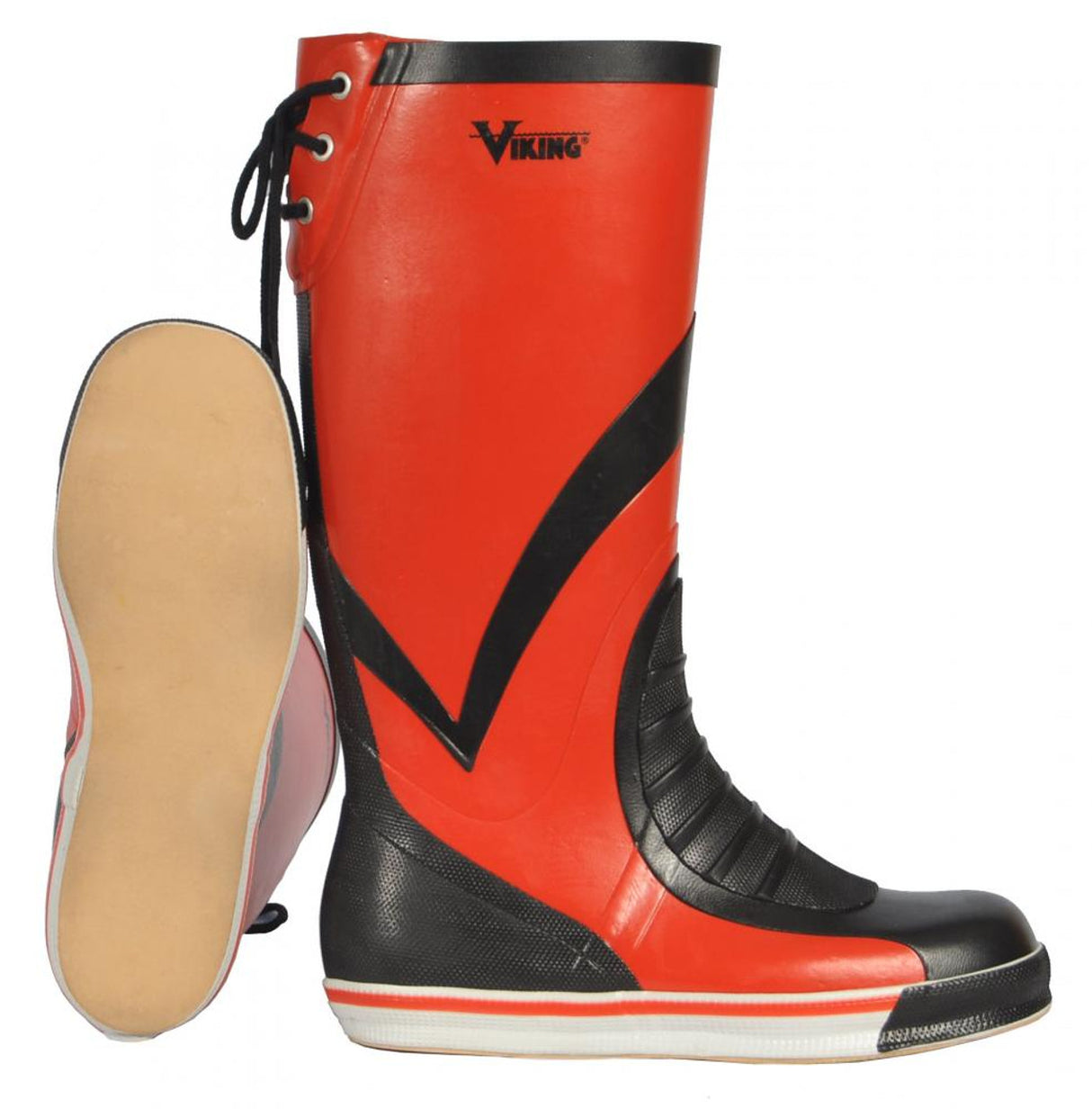 Viking Mariner Yacht Boots Red