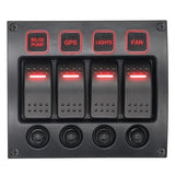 33-495 AWA 4-Gang Switch Panel 10324 33-495