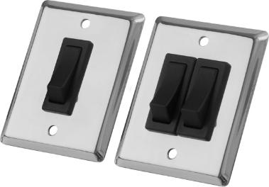 Seadog - WALL SWITCH PANEL Stamped 304 Stainless Steel 403010-1 - 1