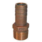 GROCO 2" NPT x 2" ID Bronze Pipe to Hose Straight Fitting [PTH-2000] - Bulluna.com