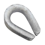 Logging Supplies Galvanized Rope Thimble - 1"