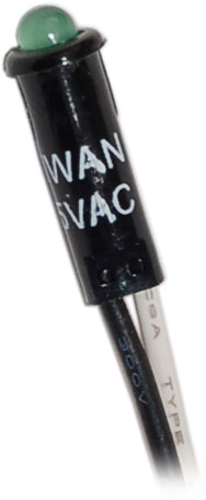 Blue Sea Systems LED Indicator Lights – 120V AC (Amber, Green, Red)