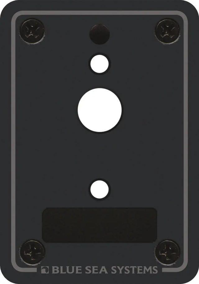 Blue Sea Systems Circuit Breaker Panel Accessories – Mounting Panel & Plug Blue Sea Systems