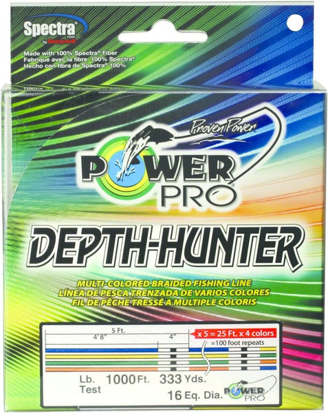 Powerpro Depth Hunter Multi-Colored Braid