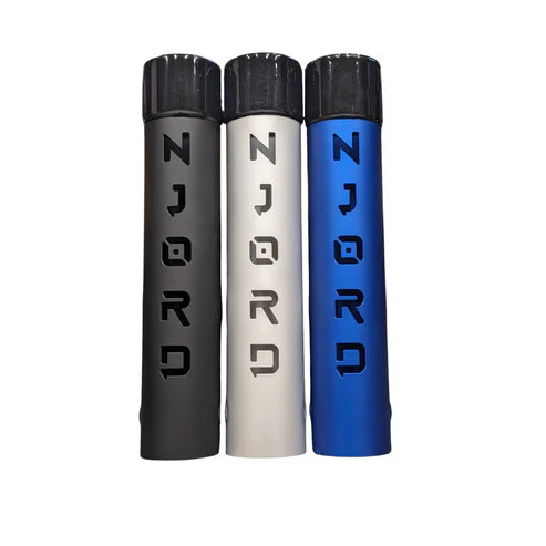 three rod holders with "NORD" on a white background