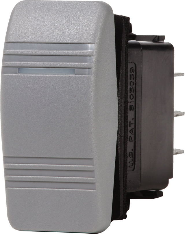 Blue Sea Contura Switch DPST Gray - OFF-ON 8218