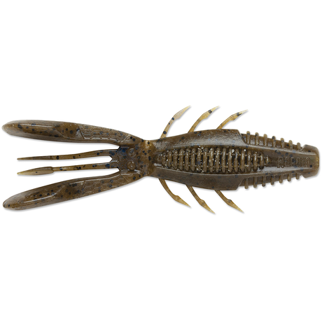 Rapala CrushCity Bronco Bug - Green Pumpkin Blue Pearl, 4" 6 Pack