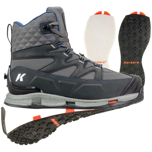 Korkers Bantam Lite Wading Boot with Felt & Kling-On Soles - 8
