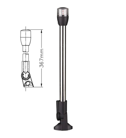 Victory 9W LED Pole Light – 14-1/2" Marine Navigation Light AA01125