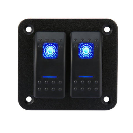 Victory AAA2SW Switch Panel,2 Gang Rocker