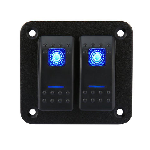 Victory AAA2SW Switch Panel,2 Gang Rocker
