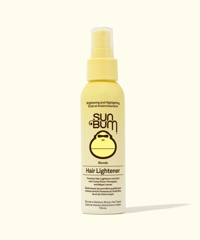 Sun Bum Blonde Hair Lightener bottle on a white background