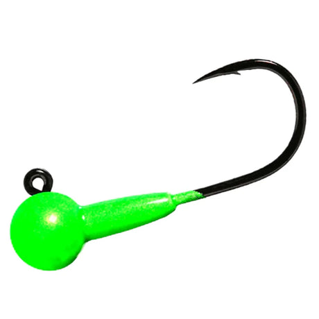 Aerojig Twitching Jig Head Chartreuse Sparkle