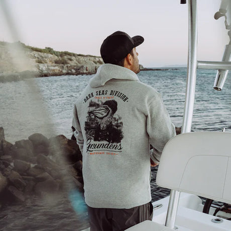 Dark Seas X Grundens Portsmith Hoodie - M
