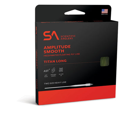 Scientific Anglers Amplitude Smooth Titan Long Floating Fly Line - Sage/Moss/Dark Olive