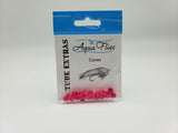 Aqua Flies Coneheads 20pk - Fluorescent Pink, 3/16" (4.8mm)