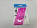 Aqua Flies Poly Tubes 20 Pack - Fluorescent Pink