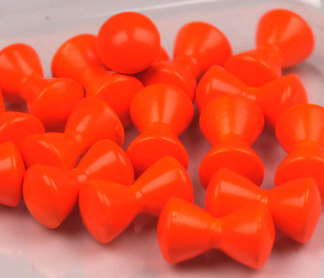 Hareline Brass Eyes #137 - Fl Orange | Harbour Chandler