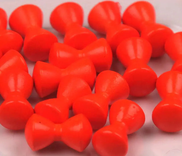 Hareline Brass Eyes #139 - Fl Fire Red | Harbour Chandler