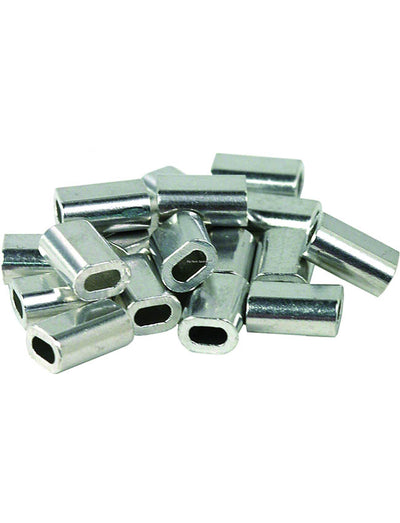 Billfisher Aluminum Sleeves - 50-60lb (25 pack) 8