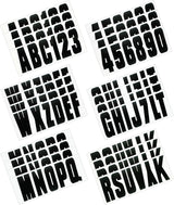 Hardline BLK350EC Boat Lettering Solid Black 3? Registration Kit