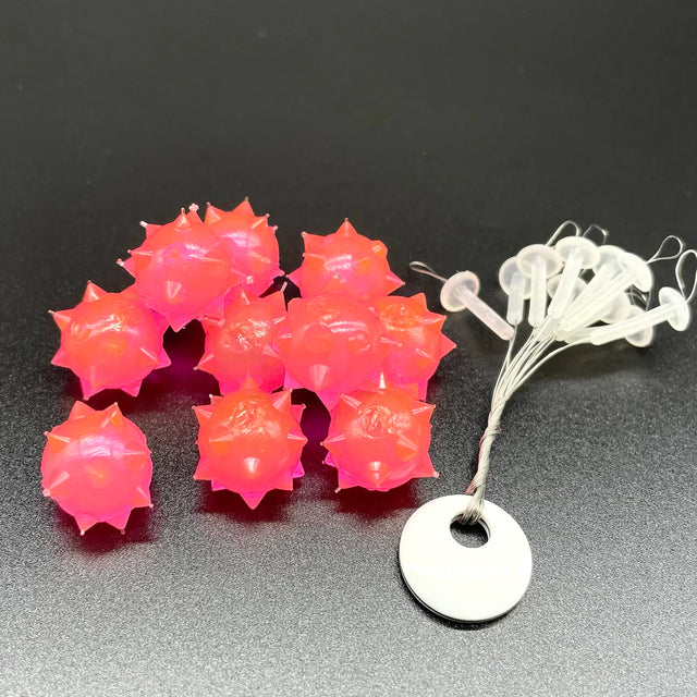 BNR Tackle BurrBeads - Pink Sheen - 12.5mm - 10 pack