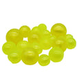 BNR Tackle Soft Beads 25mm - Mean Green 4pk