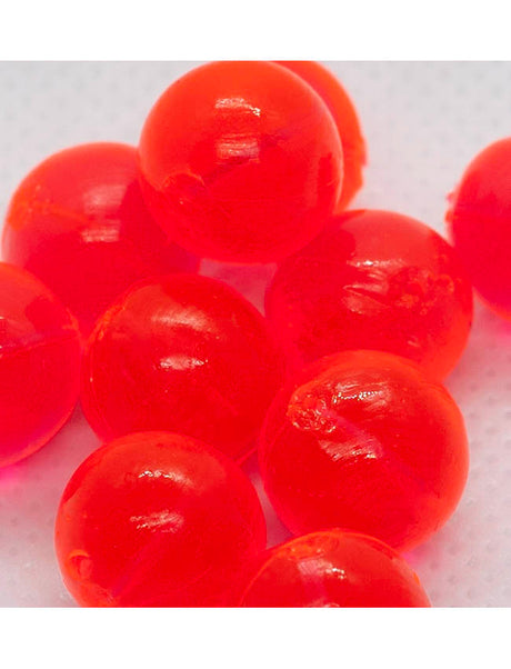 BNR Tackle Soft Beads - Red - 12mm - 10pk