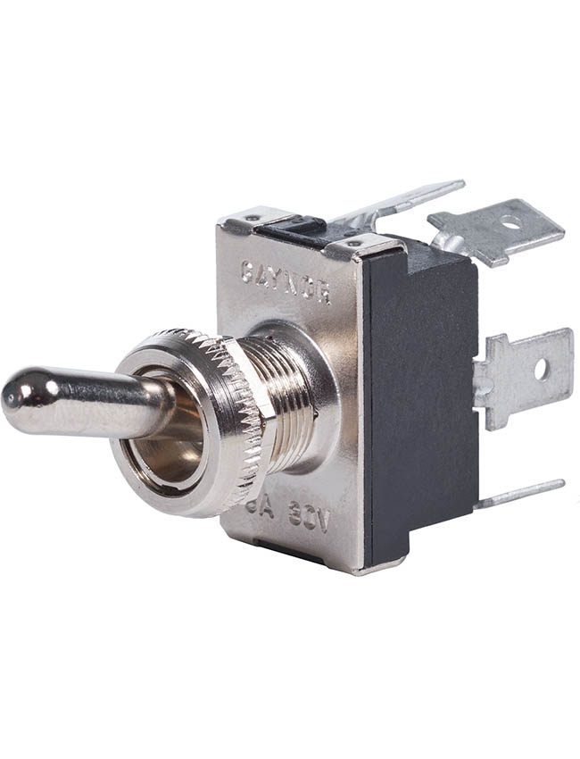 Blue Sea System WeatherDeck Toggle Switch DPDT - ON-OFF-ON 4155